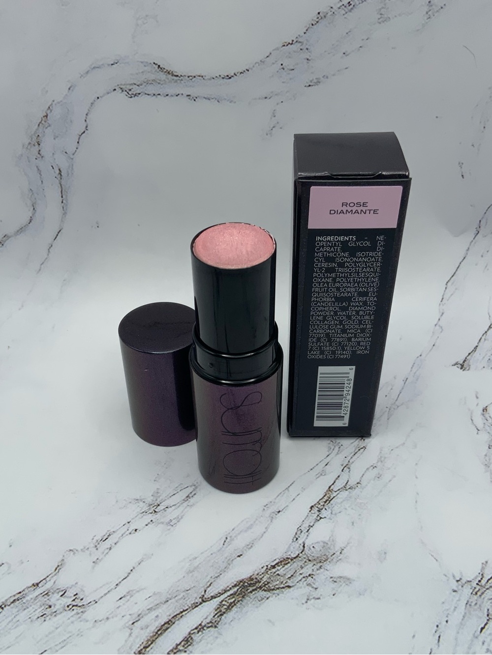 Surrott Rose Diamante Shimmering Stick Blush - Pink